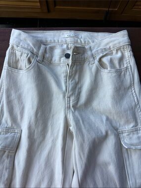 PacSun Men's Off-White Cargo Jeans